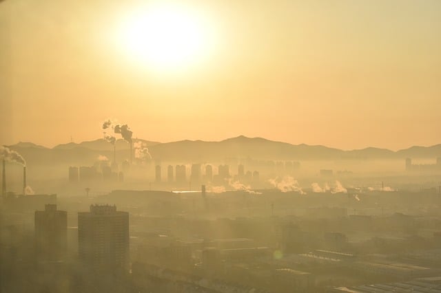 china-yantai-city-smog-sunrise