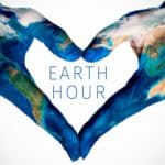 text-earth-hour-and-woman