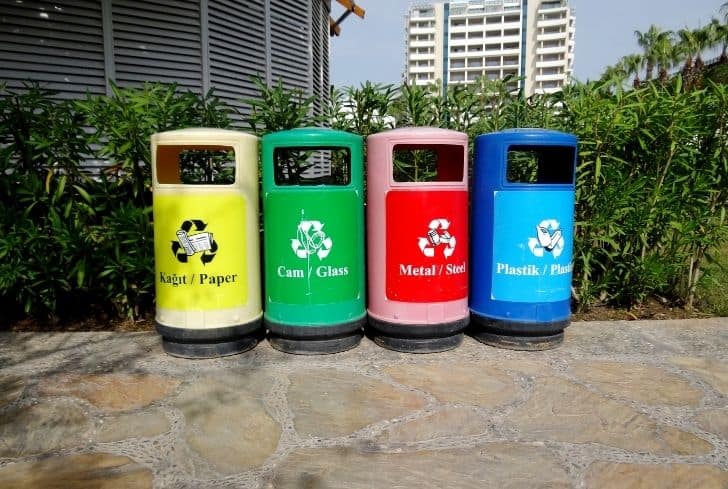 red-blue-green-yellow-recyle-bins
